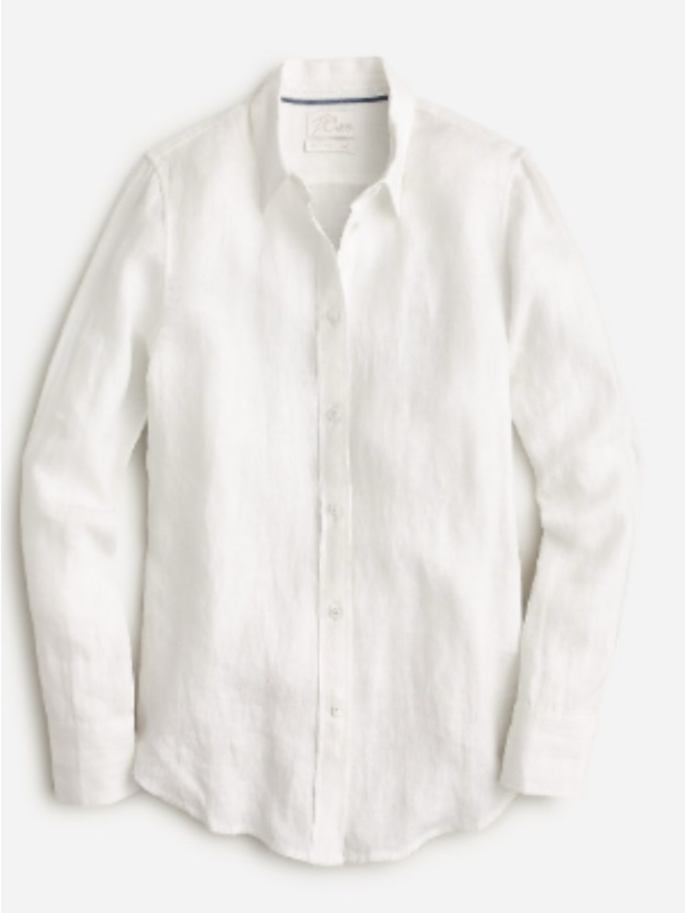 J.Crew Baird McNutt Irish linen shirt in white (8, slim fit)